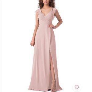 NWT Sz 10 Azazie Yoko Dress in Dusty Rose